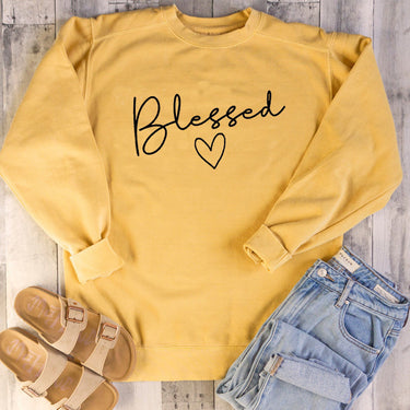 'Blessed' Long-Sleeved Sweater